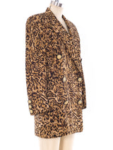 Gianni Versace Leopard Printed Blazer Dress Dress arcadeshops.com