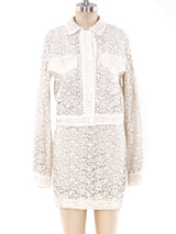 Gianni Versace Lace Ensemble Suit arcadeshops.com