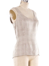 Thierry Mugler Plaid Skort Ensemble Suit arcadeshops.com
