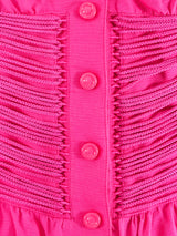 Thierry Mugler Fuchsia Corset Inspired Dress Dress arcadeshops.com
