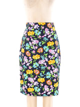 Gianni Versace Floral Printed Leather Vest Ensemble Suit arcadeshops.com