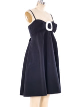 Thierry Mugler Buckle Accent Babydoll Dress Dress arcadeshops.com