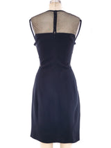Gianni Versace Net Neckline Dress Dress arcadeshops.com
