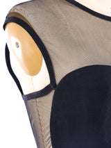 Gianni Versace Net Neckline Dress Dress arcadeshops.com