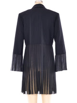 Chanel Chiffon Trimmed Blazer Jacket arcadeshops.com