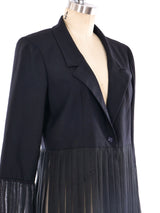 Chanel Chiffon Trimmed Blazer Jacket arcadeshops.com
