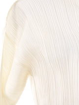 Issey Miyake Pleats Please Ivory Plisse Top Top arcadeshops.com