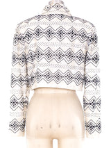 Embellished Cropped Jacket Jacket arcadeshops.com