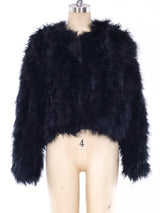 Marabou Feather Jacket Jacket arcadeshops.com