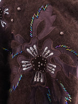 Embellished Angora Cardigan Jacket arcadeshops.com