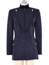 Claude Montana Velvet Trimmed Jacket Jacket arcadeshops.com