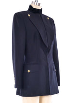 Claude Montana Velvet Trimmed Jacket Jacket arcadeshops.com