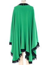 Yves Saint Laurent Fringe Trimmed Shawl Jacket arcadeshops.com