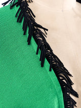 Yves Saint Laurent Fringe Trimmed Shawl Jacket arcadeshops.com