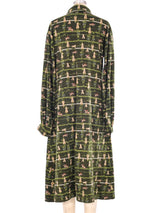 Hermes Equestrian Printed Shirt Dress Dress arcadeshops.com