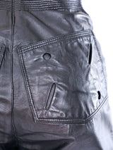 Versace Istante Cutout Leather Pants Bottom arcadeshops.com
