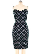 Fendi Sequin Embellished Velvet Mini Dress Dress arcadeshops.com