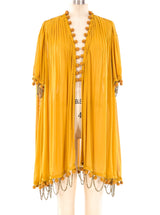 UNDERCOVER Pom Pom Embellished Chiffon Jacket Jacket arcadeshops.com