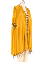 UNDERCOVER Pom Pom Embellished Chiffon Jacket Jacket arcadeshops.com