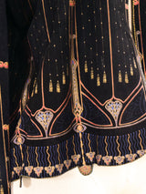 Roberto Cavalli Handpainted Suede Jacket Jacket arcadeshops.com