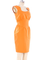 Thierry Mugler Asymmetrical Neckline Dress Dress arcadeshops.com