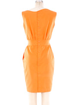 Thierry Mugler Asymmetrical Neckline Dress Dress arcadeshops.com