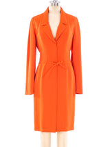 Thierry Mugler Belted Crepe Dress Dress arcadeshops.com