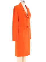 Thierry Mugler Belted Crepe Dress Dress arcadeshops.com