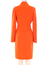 Thierry Mugler Belted Crepe Dress Dress arcadeshops.com