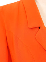 Thierry Mugler Belted Crepe Dress Dress arcadeshops.com