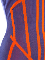 Thierry Mugler Graphic Knit Dress Dress arcadeshops.com