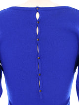 Alaia Royal Blue Sweater Dress Dress arcadeshops.com