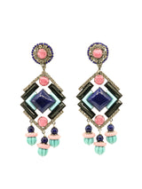 Lawrence Vrba Glass Bead Chandelier Earrings Accessory arcadeshops.com