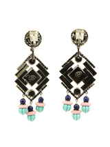 Lawrence Vrba Glass Bead Chandelier Earrings Accessory arcadeshops.com
