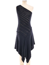 Laura Biagiotti One Shoulder Knit Dress Dress arcadeshops.com