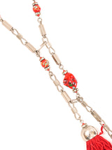 Tassel Embellished Chain Belt Accessory arcadeshops.com