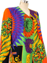 Gianni Versace Tropical Baroque Printed Skirt Suit Suit arcadeshops.com