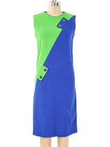 1960's Colorblock Sleeveless Shift Dress Dress arcadeshops.com