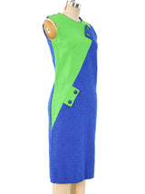 1960's Colorblock Sleeveless Shift Dress Dress arcadeshops.com