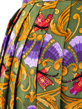 Hermes Pleated Silk Skirt Bottom arcadeshops.com