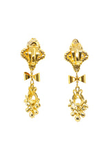Embellished Goldtone Chandelier Earrings Accessory arcadeshops.com