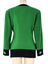 Gianni Versace Kelly Green Jacket Jacket arcadeshops.com