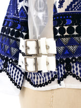 Sacai Embroidered Mesh Bomber Jacket Jacket arcadeshops.com