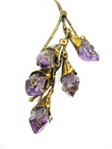 Amethyst Brutalist Wire Necklace Accessory arcadeshops.com