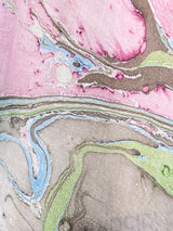 Marble Print Cotton Caftan Dress arcadeshops.com