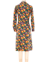 1970's Yves Saint Laurent Floral Skirt Suit Suit arcadeshops.com