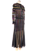 Alexander McQueen Rainbow Knit Ensemble Suit arcadeshops.com