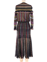 Alexander McQueen Rainbow Knit Ensemble Suit arcadeshops.com