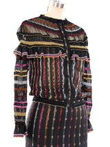 Alexander McQueen Rainbow Knit Ensemble Suit arcadeshops.com