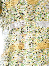 Neil Bieff Citrus Sequin Mini Dress Dress arcadeshops.com